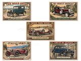 Scale Arts Heritage Stamp Style Sticker Vol. 3 – Set of 5 | High Quality Vinyl Classic Car Stickers for Laptop, Fridge & Car | Buy in India