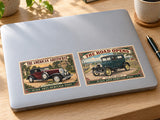 Scale Arts Heritage Stamp Style Sticker Vol. 3 – Set of 5 | High Quality Vinyl Classic Car Stickers for Laptop, Fridge & Car | Buy in India