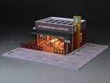 Starbucks Coffee Shop 1:64 MoreArt Diorama with LED Lights | Diecast Display