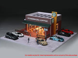 Starbucks Coffee Shop 1:64 MoreArt Diorama with LED Lights | Diecast Display