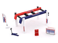 Honda Racing garage tool set 1:64 Tarmac Works scale model diorama