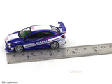 Subaru WRX STi with figure 1:64 Time Micro Diecast Scale Model Car Miniature
