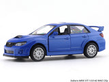 Subaru WRX STi Blue 1:33-42 RMZ City licensed pull back car scale model