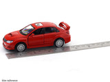 Subaru WRX STi Red 1:33-42 RMZ City licensed pull back car scale model