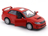 Subaru WRX STi Red 1:33-42 RMZ City licensed pull back car scale model