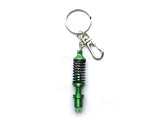 Green Suspension / Shock absorber wheel metal keyring /a keychain Type 2