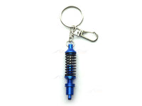Blue Suspension / Shock absorber wheel metal keyring /a keychain Type 2