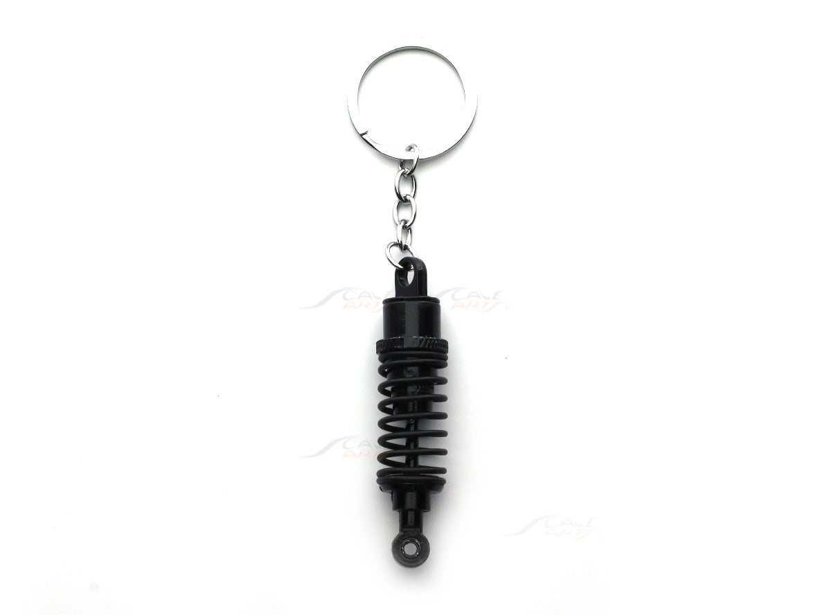 Black Suspension / Shock absorber wheel metal keyring / keychain ...