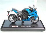Suzuki GSX-8R blue 1:18 Maisto licensed diecast scale model bike collectible