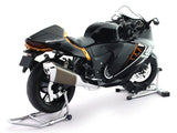 Suzuki Hayabusa GSX 1300R black 1:6 light and sound scale Model bike collectible