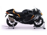 Suzuki Hayabusa GSX 1300R black 1:6 light and sound scale Model bike collectible