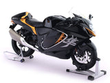 Suzuki Hayabusa GSX 1300R black 1:6 light and sound scale Model bike collectible