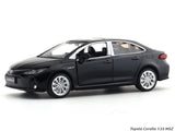 Toyota Corolla Black 1:33 MSZ licensed pullback diecast Scale Model car collectible
