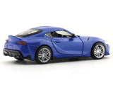 Toyota GR Supra blue 1:31 MSZ licensed pullback diecast Scale Model car collectible