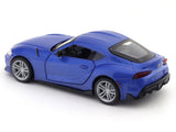 Toyota GR Supra blue 1:31 MSZ licensed pullback diecast Scale Model car collectible