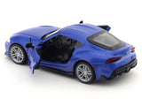 Toyota GR Supra blue 1:31 MSZ licensed pullback diecast Scale Model car collectible