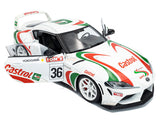 Toyota GR Supra Castrol 1:18 Solido Licensed Diecast Scale Model Car Collectible