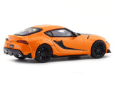 Toyota GR Supra Orange with Figure 1:64 Original Diecast Scale Model Car Collectible