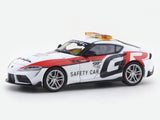 Toyota GR Supra Red Safety car 1:64 Time Micro Diecast Scale Model Car Miniature