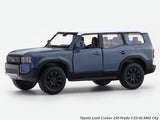 Toyota Land Cruiser 250 Prado blue 1:33-42 RMZ City licensed pull back car scale model