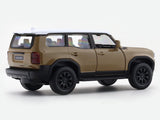 Toyota Land Cruiser 250 Prado brown 1:33-42 RMZ City licensed pull back car scale model