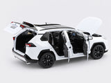 Toyota RAV4 White 1:18 HMB Licensed Diecast Scale Model SUV Collectible | Japanese SUV Model | Buy in India