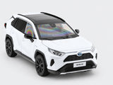 Toyota RAV4 White 1:18 HMB Licensed Diecast Scale Model SUV Collectible | Japanese SUV Model | Buy in India
