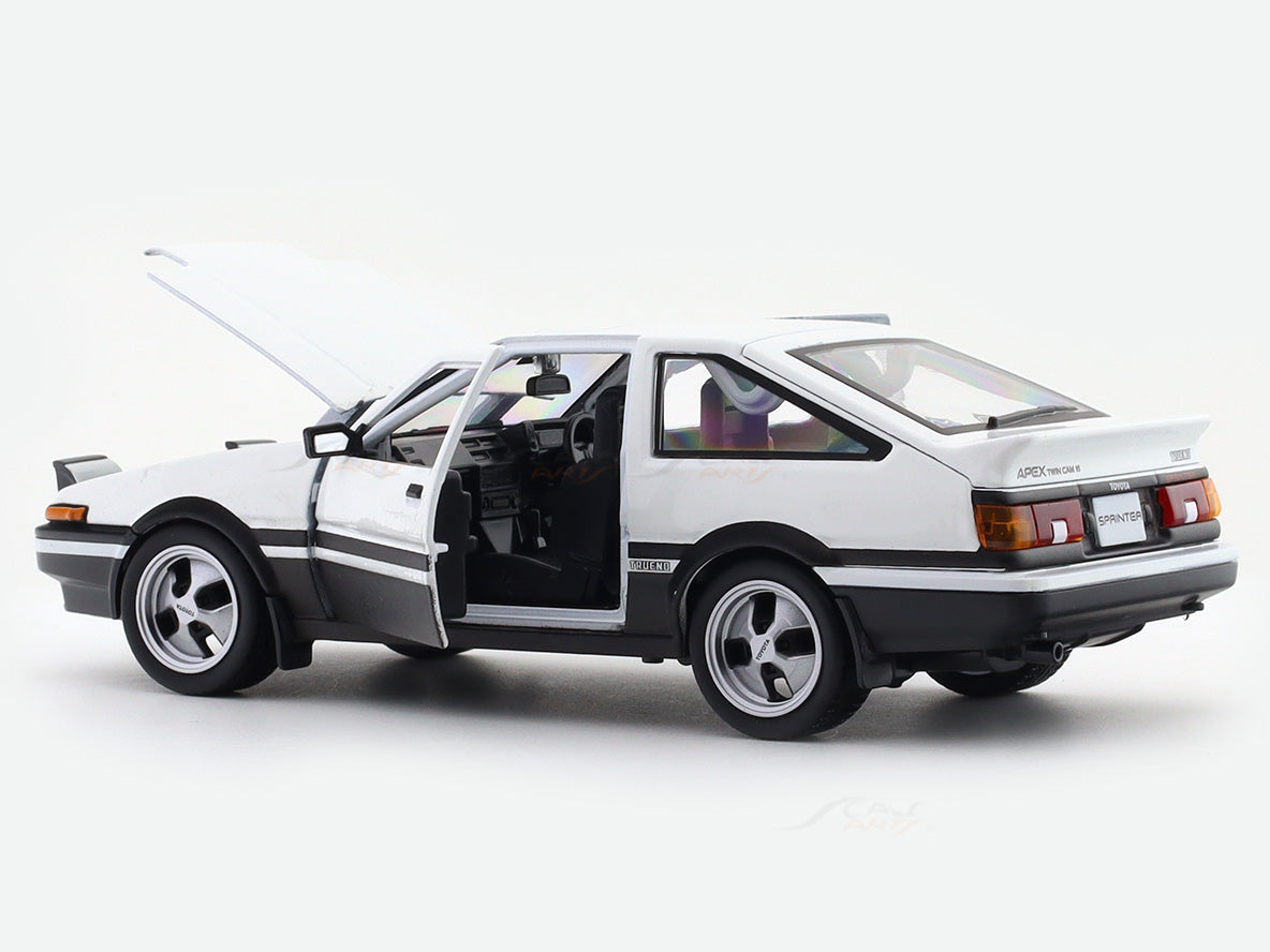 Toyota Sprinter Trueno AE86 White 1:24 Maisto licensed diecast