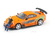 Toyota Supra A80 Fast & Furious with Figure 1:64 Time Micro Diecast Scale Model Car Collectible | Movie Car Collectible | Buy in India