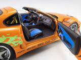 Pre Order : Toyota Supra Turbo Fast & Furious 1:18 Kyosho Premium Licensed Diecast Scale Model