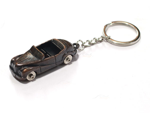 Vintage Car style Bronz color metal keyring / keychain