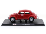 Volkswagen Beetle Red with Acrylic Case 1:24 Maisto Licensed Diecast Model Car | Display Collectible | Buy in India