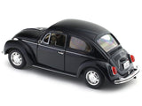 Volkswagen Beetle black 1:24 Welly Licensed Diecast Scale Model Car Collectible