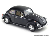 Volkswagen Beetle black 1:24 Welly Licensed Diecast Scale Model Car Collectible