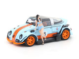 Volkswagen Beetle RWB Gulf with Figure 1:64 TimeMicro Diecast Scale Model Car Collectible | Custom VW | Buy in India