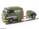 Volkswagen Kool Kombi Army Fighter 1:18 Solido licensed diecast scale model car collectible