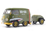 Volkswagen Kool Kombi Army Fighter 1:18 Solido licensed diecast scale model car collectible