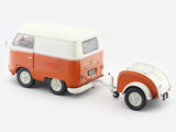 Volkswagen Kool Kombi Orange White 1:18 Solido licensed diecast scale model car collectible