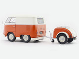Volkswagen Kool Kombi Orange White 1:18 Solido licensed diecast scale model car collectible