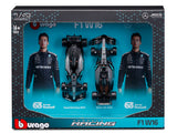 2025 Mercedes W16 Twin Pack 1:43 George Russell Bburago Licensed F1 Diecast scale model