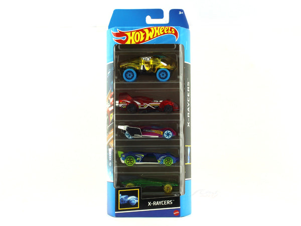 X-Raycers 5 cars set 1:64 Hotwheels collectible models