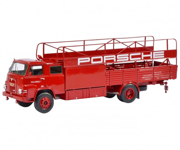 MAN Renntransporter Porsche 1:18 Schuco diecast Scale Model Truck.
