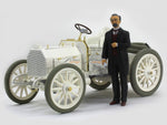 1901 Mercedes 35 HP with figure 1:18 Schuco diecast Scale Model Car.