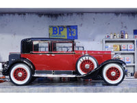 1928 Cadillac Series 341A Town Sedan red 1:18 Esval models scale car.