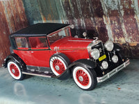 1928 Cadillac Series 341A Town Sedan red 1:18 Esval models scale car.