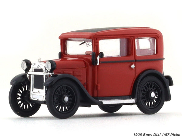 1929 Bmw Dixi red 1:87 Ricko HO scale model car collectible