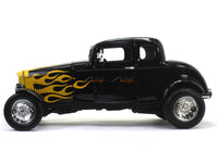 1932 Ford Five Window Coupe black 1:18 Motormax diecast scale model car.