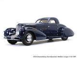 1934 Duesenberg Aerodynamic Walker Coupe 1:18 CMF scale model car collectible.