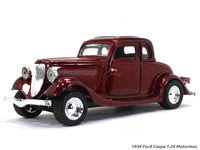 1934 Ford Coupe 1:24 Motormax diecast scale model car.