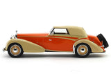 1934 Hispano Suiza J12 Cabriolet by Vanvooren top up 1:43 Esval Models scale model car.